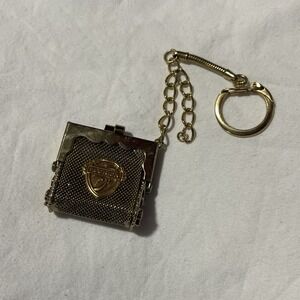 1950s/60s Mini Gold Mesh Coin/Pill Purse Keychain Vintage Florida Souvenir